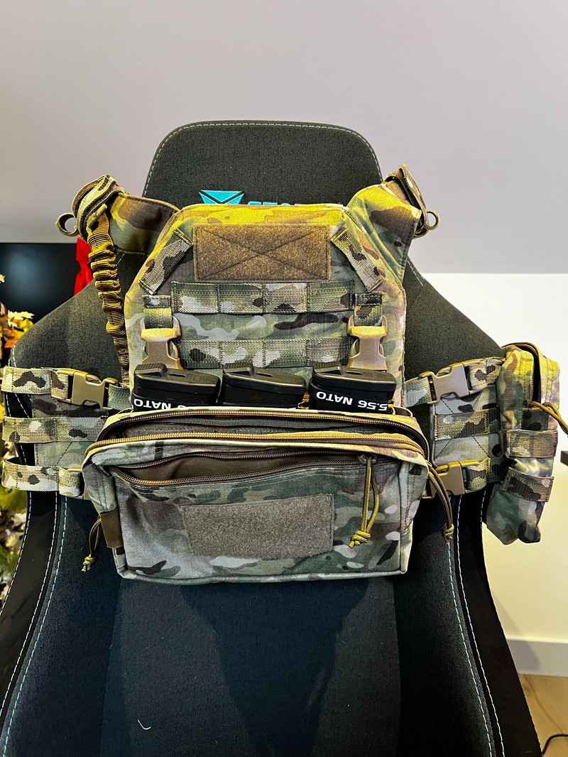 Imagen 1 de Plate Carrier Warrior Assault Systems Recon Multicam met extra items