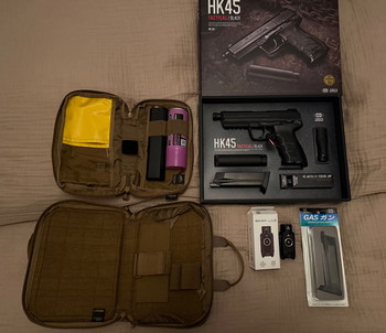 Image 2 for NIEUWE! Tokyo Marui HK45T Black + Extras!