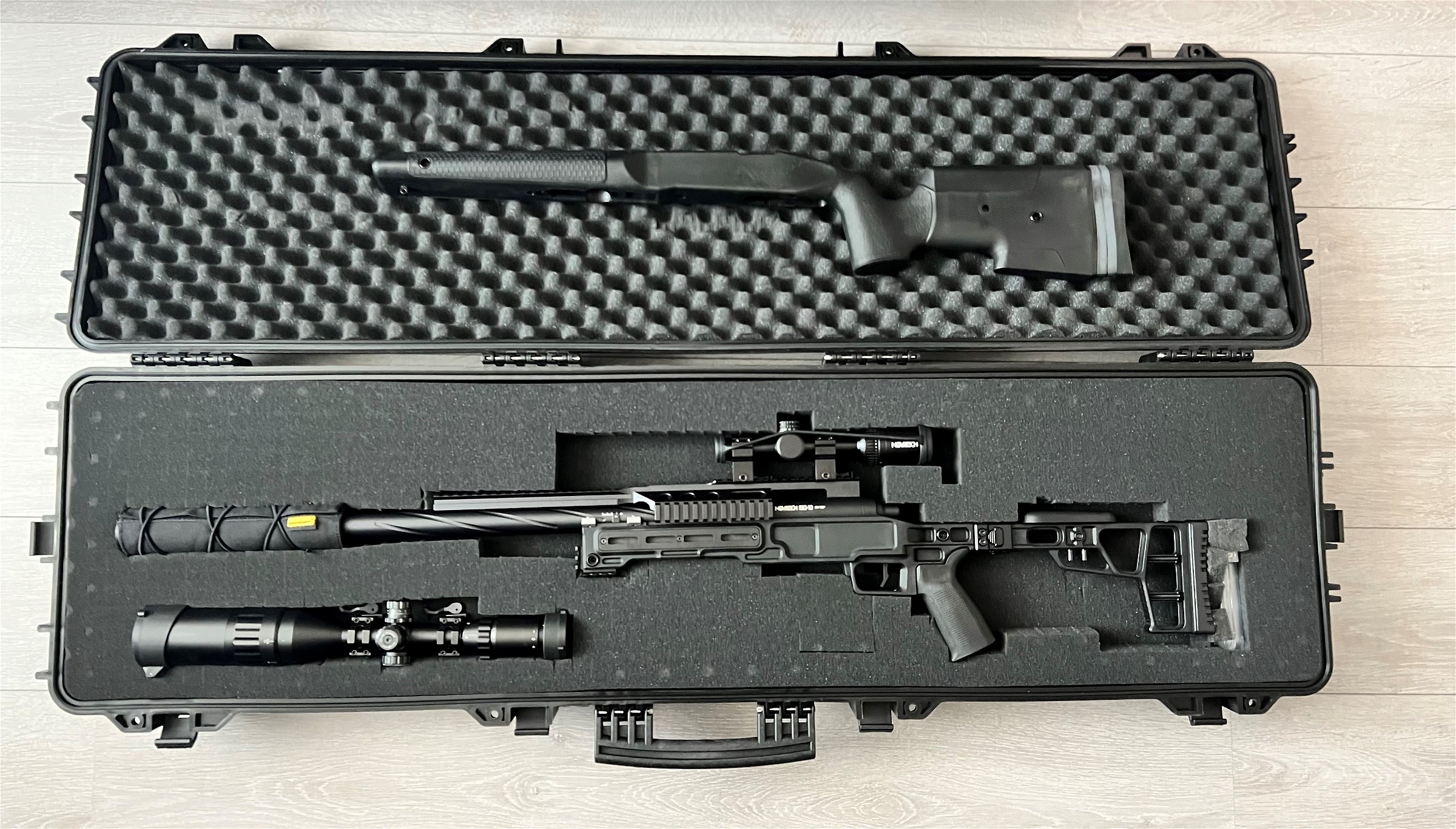 SSG10 A3 Airsoft Sniper Rifle (short) plus SSG10 A2 stock