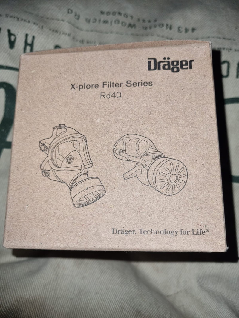 Imagen 1 de Xplore filter series rd40 drager gas filter