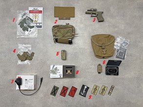 Image pour Invisio Peltor Tokyo Marui Patches Multicam Pouch etc