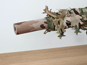 Afbeelding 6 van Airsoft silencer (suppressor), lichtgewicht (33 gram!) inclusief akoestisch foam.