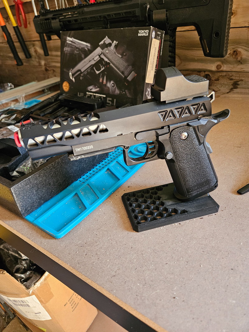 Image 1 pour Tokyo Marui HiCapa, upgraded en veel extra's