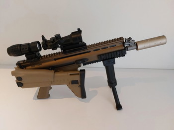 Afbeelding 5 van SCAR-L Open Bolt Tan GBB  WE complete set