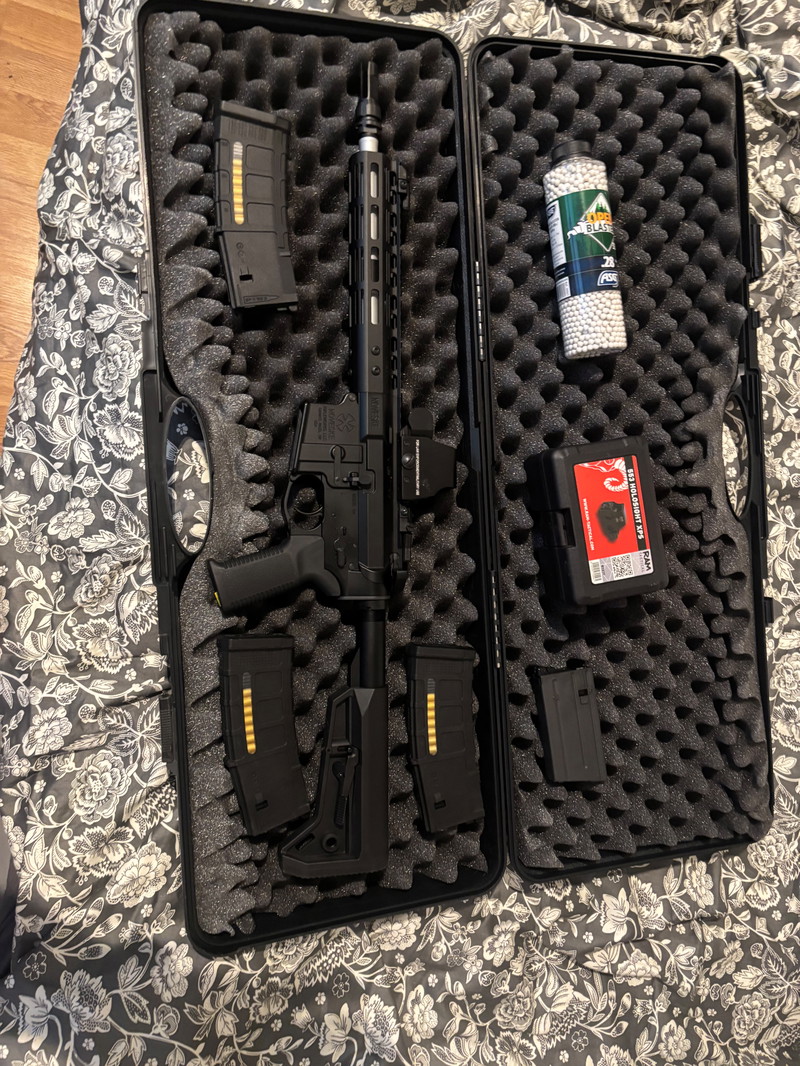 Image 1 pour Noveske n4 mws G101 gbb (Ar15 replica) full metal inclusief holosight en meer