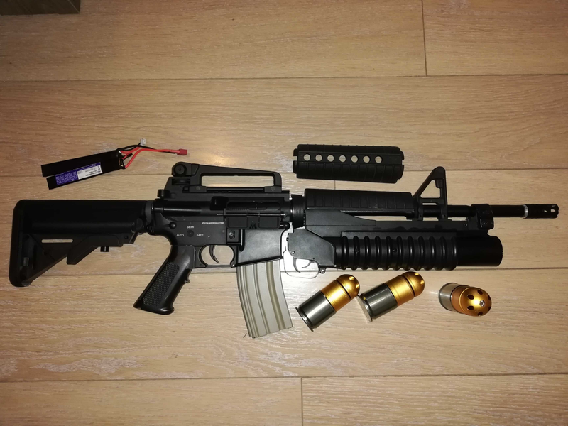 Image 1 pour specna arms SA-G01 met grenade launcher en madbull shells