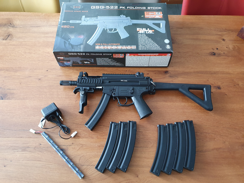 Imagen 1 de GSG-522 PK Folding Stock MP5 FULL METAL