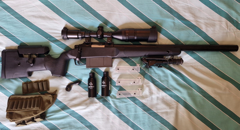 Image 1 for Ssg10 A2 sniper novritsch volledig alle accesoires