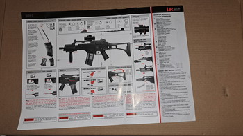 Image 2 for Vroege generatie h&k g36 door umarex met officiële merk aanduiding