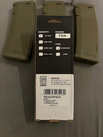 Afbeelding 2 van 3x Specna arms hi-cap magazijnen (M4)