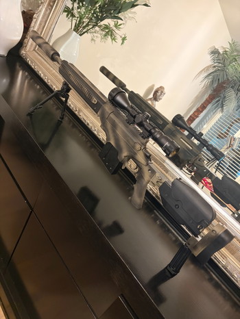 Bild 4 für Te koop: ASG Ashbury ASW338LM Sniper (Nieuwstaat, Collectors Item + Koffer)