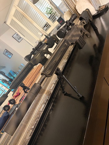 Bild 5 für Te koop: ASG Ashbury ASW338LM Sniper (Nieuwstaat, Collectors Item + Koffer)