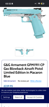 Image for Mask solutions anti fog full face mask zgan en macaron blue 1911