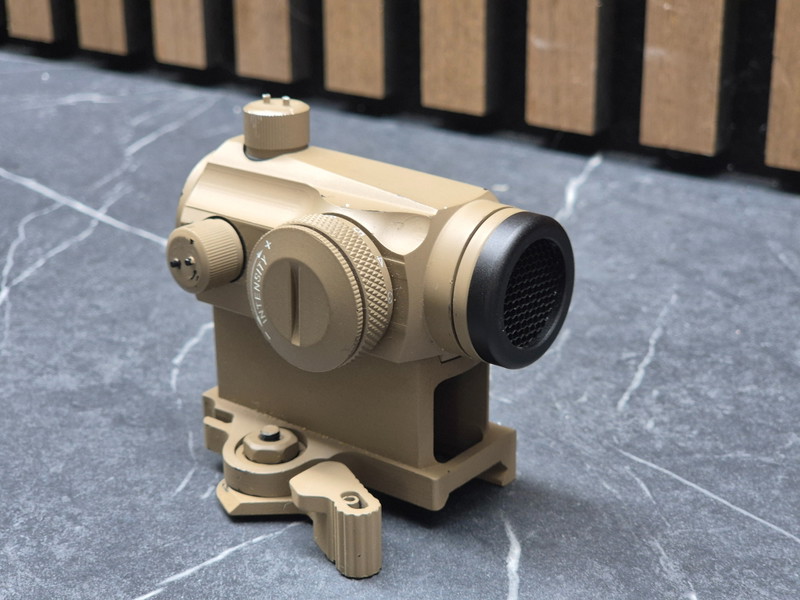 Image 1 for Aim-O RD-2 Red Dot with QD Mount | Met beschermkapje | Tan