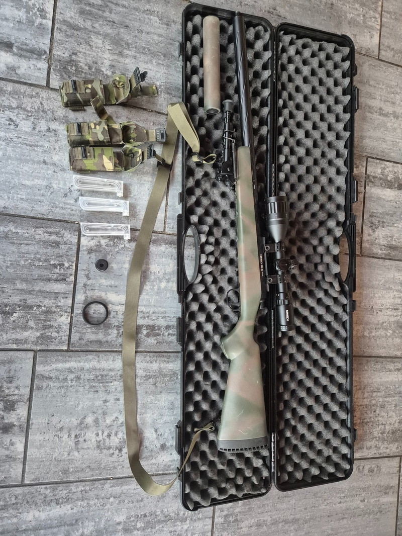 Imagen 1 de Novritsch SSG10 sniper - full option set (dure scope, mags, bipod, silencer)