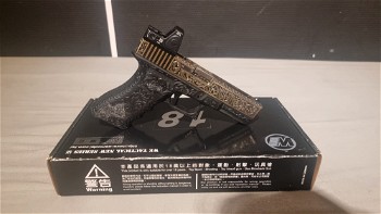 Image 2 for Geüpgradede WE Glock 18C Engraved (Ivory)