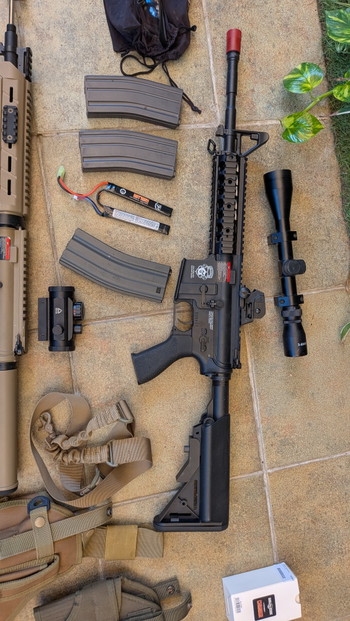 Image 4 for Set Airsoft completo con 2 réplicas m4 G&G