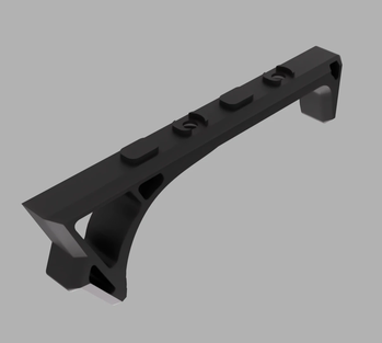 Image 4 for Curved Foregrip / Handstop - Keymod or M - Lok