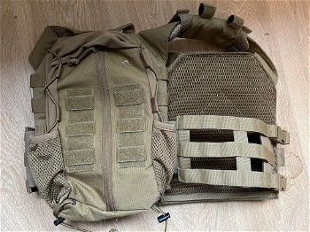 Image 2 for Warrior Recon Plate Carrier w Pathfinder Chestrig Tan