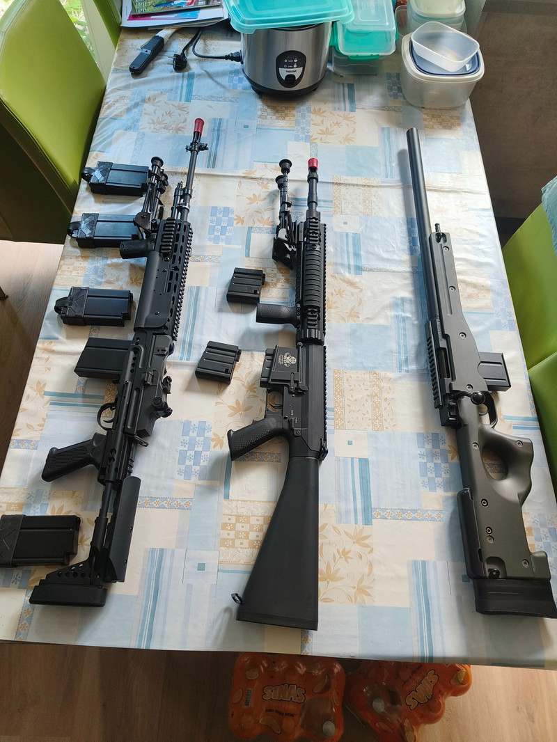Image 1 for G&G M14 EBR AEG, G&G GR25 AEG en TOKYO MARUI L96 AWS