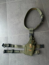 Afbeelding van tactical belt met pistol leg pouch