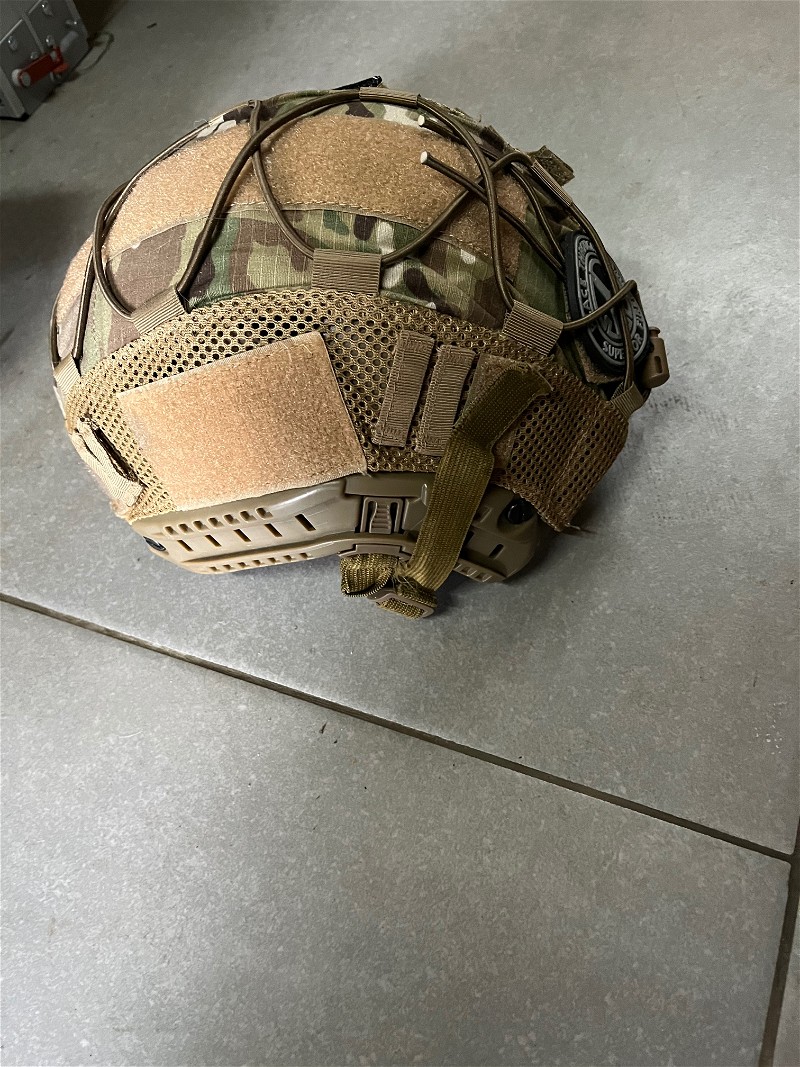 Image 1 for Coyote Emerson fast helm replica met multicam helmcover