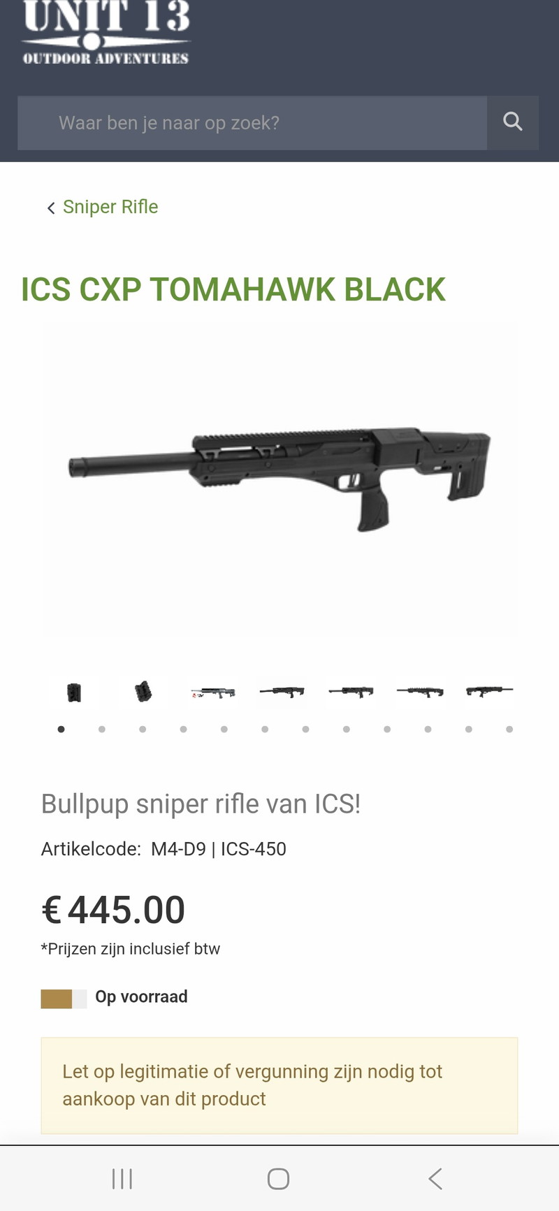 Image 1 for Ics tomahawk  sniper