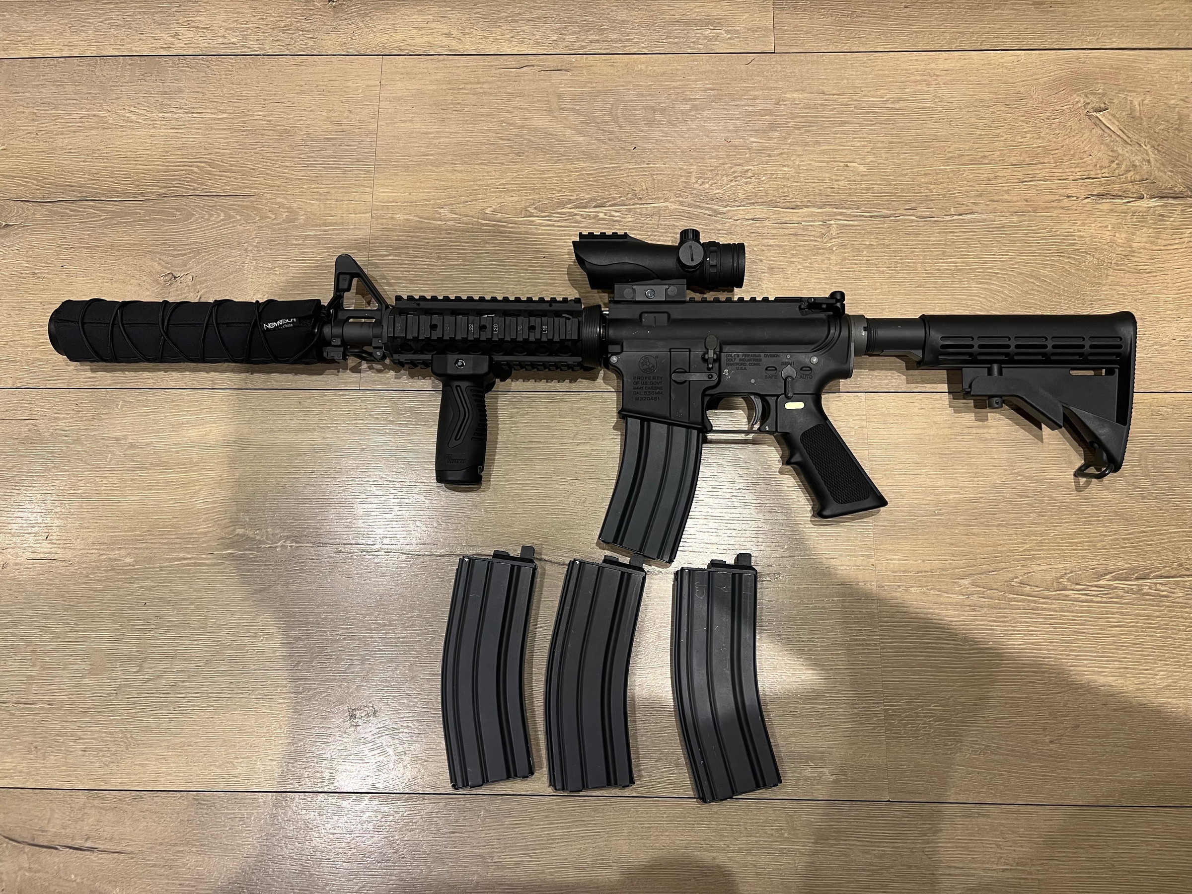 M4 Ris Build Colt m4 RIS 10,5 GBB - Airsoft Bazaar