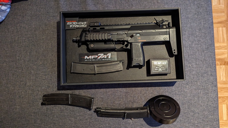 Afbeelding 1 van TM MP7 orginele doos + drum
