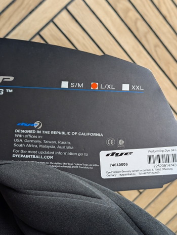 Imagen 2 de DYE PERFORMANCE TOP L/XL