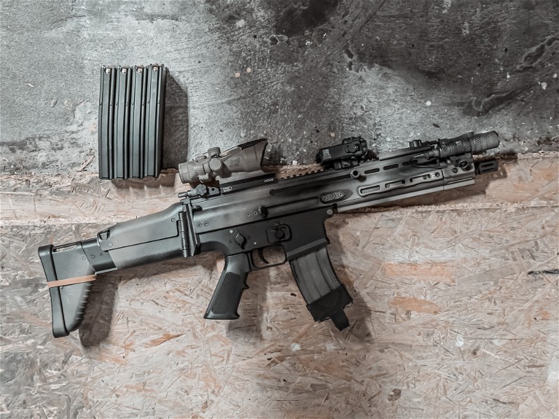 Image 1 for WE SCAR-L Open Bolt GBBR + 5 mags