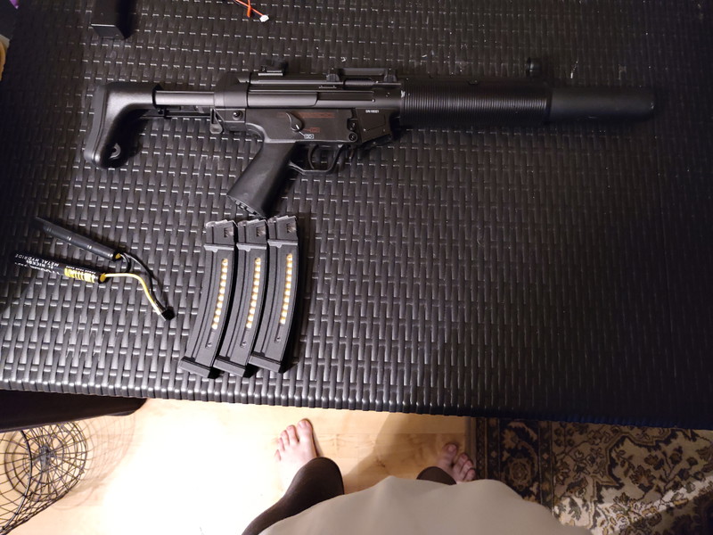 Image 1 for Cyma MP5SD6 (CM.041SD6 HIGH-SPEED) met magazijnen en batterij