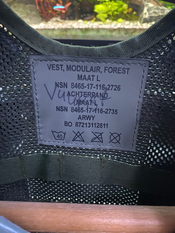 Afbeelding 2 van Militair ammo vest , met verschillende tassen Maat L
