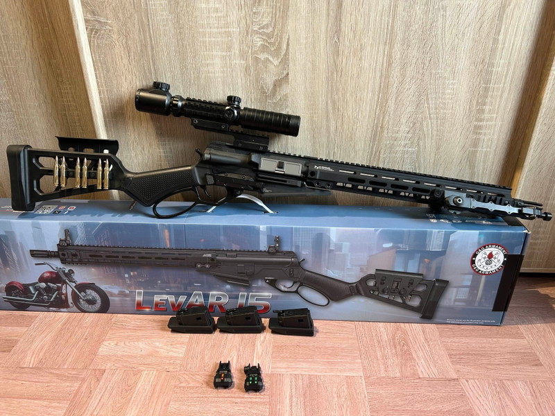 Image 1 for G&G LevAR HPA DMR | Volledig geüpgraded | Inclusief scope, bipod, 2 magazijnen & originele doos