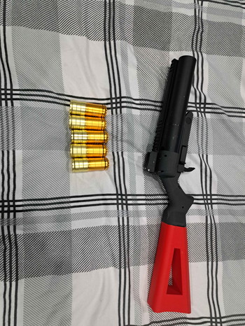 Bild 3 für omgeboude vsr10 en double barrel granade launcher