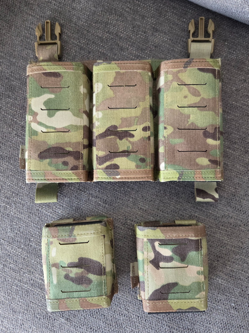 Image 1 for Warrior Assault Systems Snap Mag Pouches bundel - Multicam - Laser Cut
