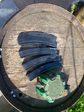Image 2 pour 4x GBB MP5 mags en Drum mag (WE)