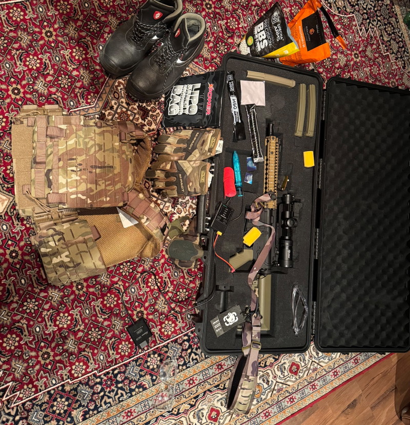 Image 1 for Specna Arms M4 AEG Komplettset | Firefield LPVO | 3 Magazine | 2 Akkus | Neuwertig