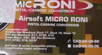 Imagen 4 de CAA Mic Roni Carabine Kit für G17 G17 G18 G22 Modelle Neuwertig