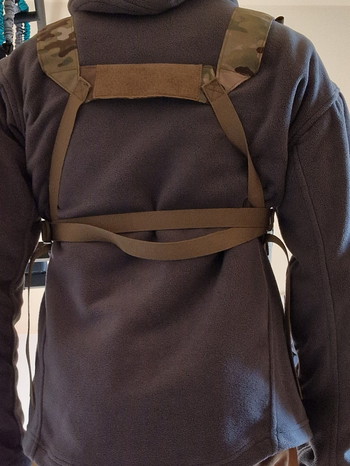 Image 4 for Multicam chestrig + black deadrag and dangler pouch