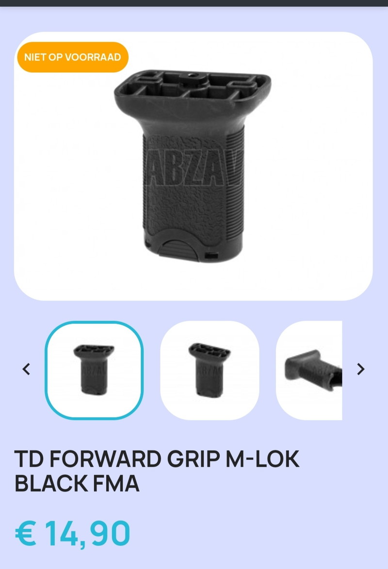 Image 1 for FMA forward M-LOK grip gezocht