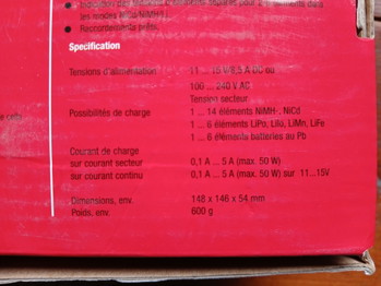Image 5 for Chargeur Batterie LiPo / LiIo / LiMn / LiFe - NiMH / NiCd - Pb