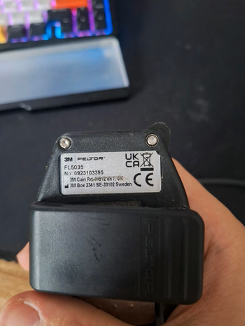 Image 2 for Peltor PTT Kenwood