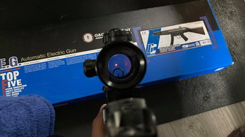 Imagen 3 de MP5 G&G - BLOWBACK - 2 HIGH CAP MAGS + 1 LOW CAP | RED DOT SCOPE & MADBULL INNER BARREL