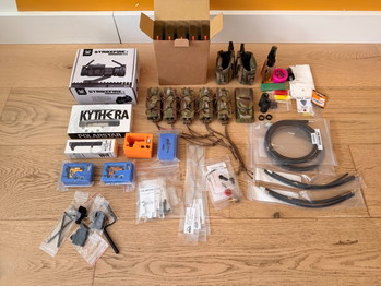 Image 2 for Uitgebreide Airsoft HPA collectie 2x Colt M4 Real Steel incl Polarstar Kythera, HPA tanks, optiek en meer