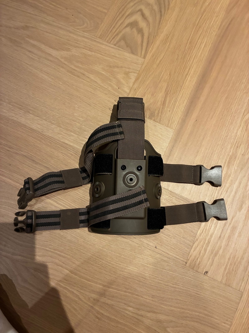 Image 1 for Amomax drop leg platoform coyote