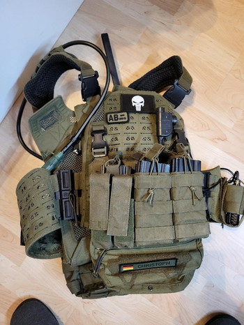 Bild 3 für Gesamte Airsoft Ausrüstung 2 Langwaffe 1 Kurzwaffe Akkus/ Gas/ BB's/ Kleidung/Helm/Brille/Funkgerät