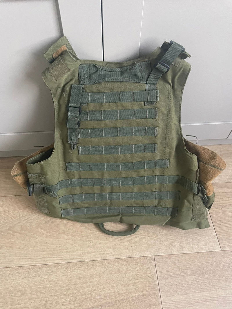 Afbeelding 1 van tactical vest army green met pouches