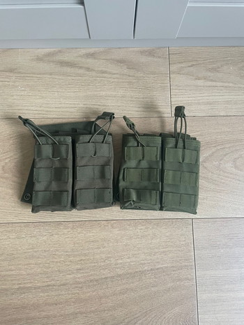 Afbeelding 3 van tactical vest army green met pouches