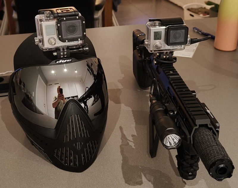 Image 1 for Set van 3x GoPro's Hero 3 met accecoires